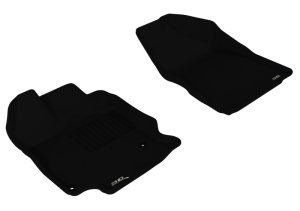 Toyota Venza Floor Mats - Front - 3D MAXpider - KAGU Series - Black - `09-`11